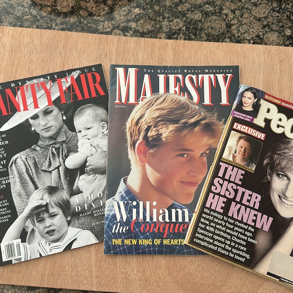 3 Princess Diana Magazines